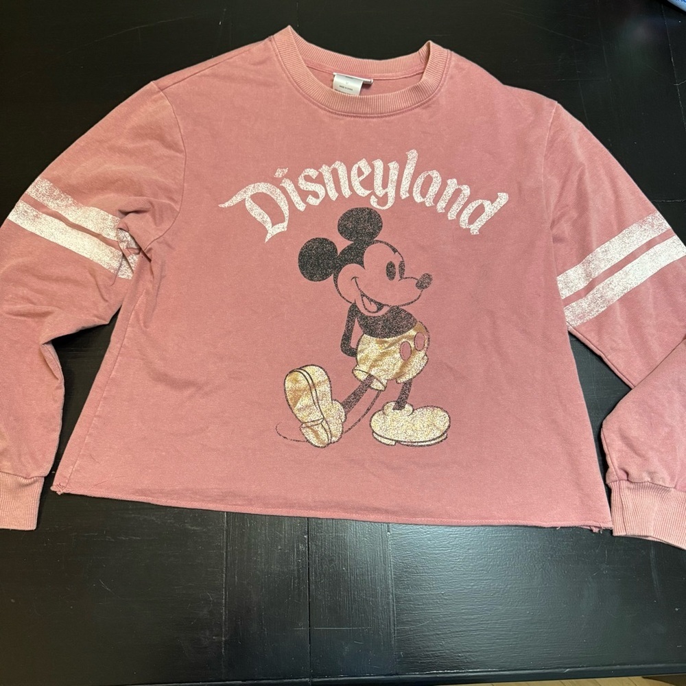 Disney Parks Mauve Disneyland‎ Mickey Sweatshirt